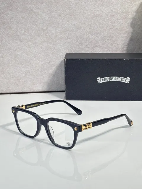 Chrome Hearts Optical Frame Cross Detail