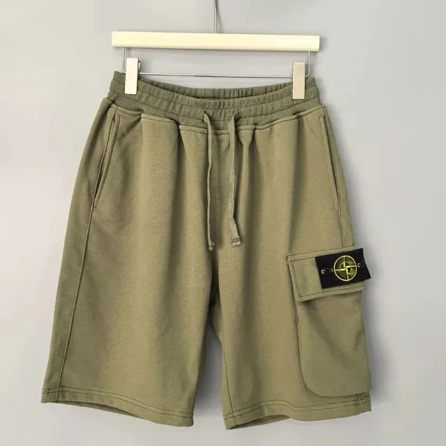 Stone Island Cargo Shorts Olive with Compass Patch
