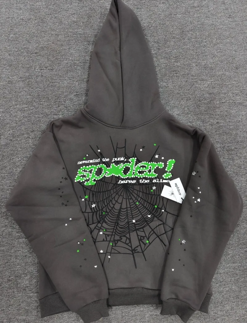 Sp5der Hoodie Spider Web Graphic