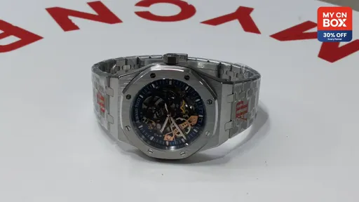 White steel blue plate