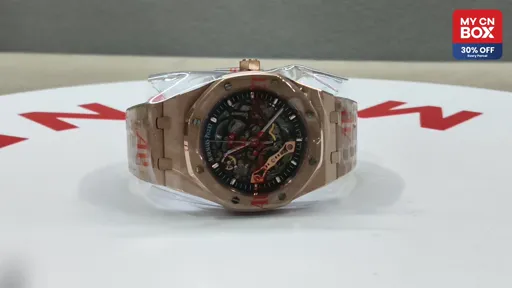 Rose gold black plate