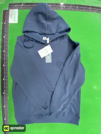 Pure cotton-pullover style navy-navy cd
