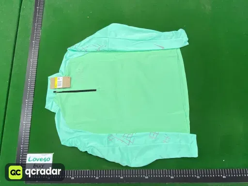 Threaded half-pull green + threaded trousers black