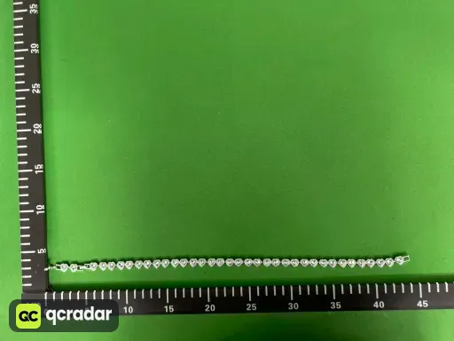 爱心罗马白金大项链