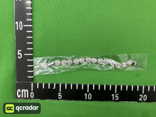 爱心罗马白金手链