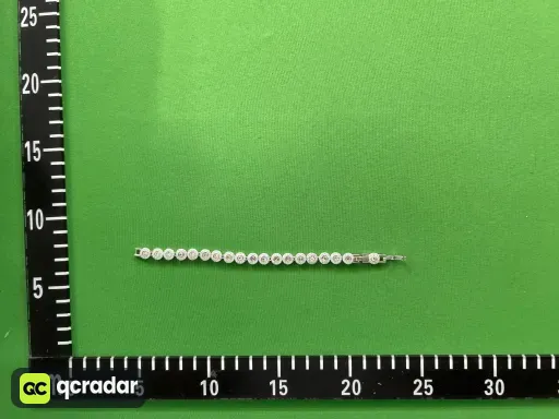 白水晶罗马白金手链