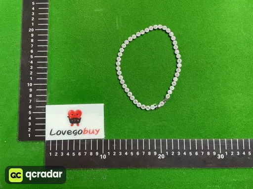 白水晶罗马白金项链
