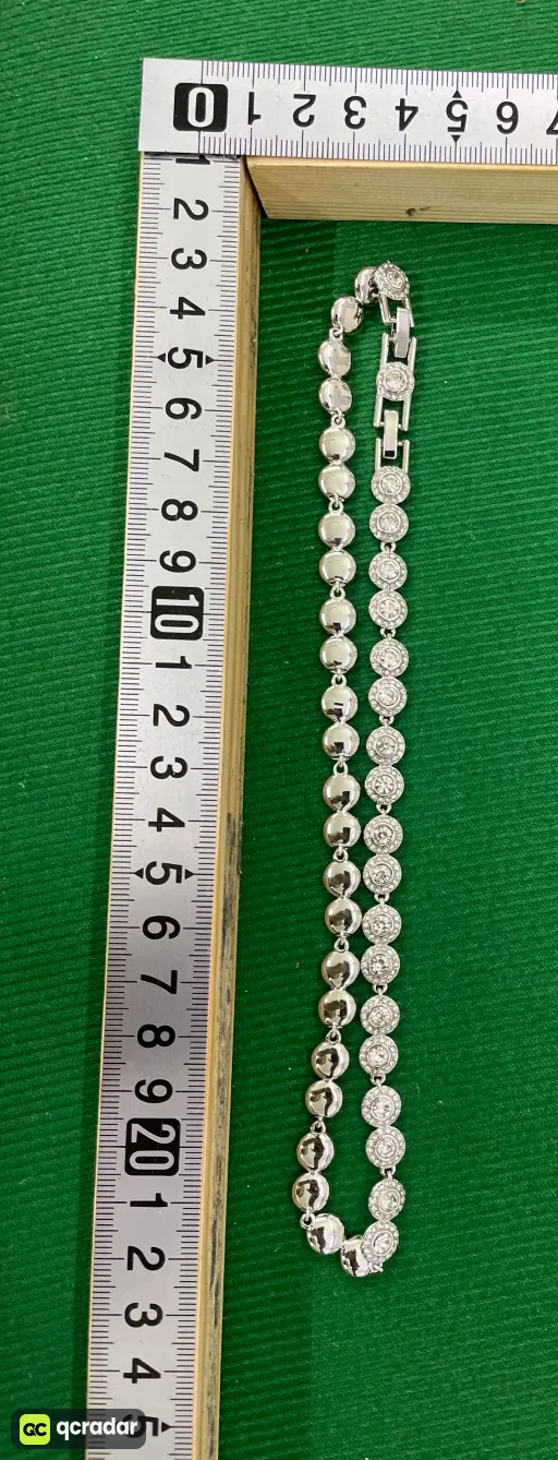 白水晶罗马白金项链