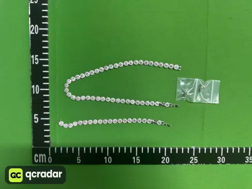 白水晶罗马白金【项链手链耳钉】套装
