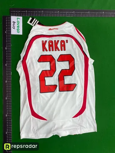 0607ac away jersey, printed with #22 and 2 armbands