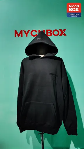Stretchlimo washed black sweatshirt