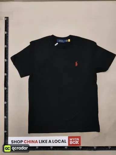 Black + red label