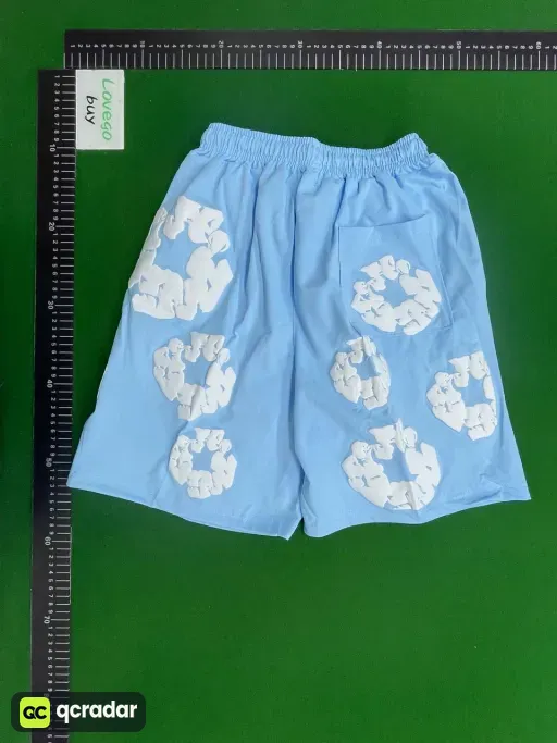 Light blue foam shorts