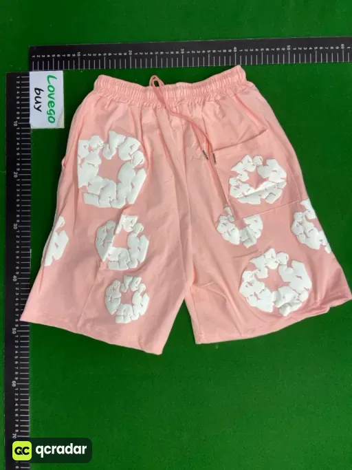 Pink foam shorts
