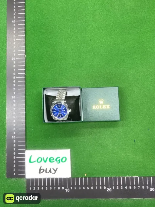 Log imitation mechanical strip engraved silver blue
