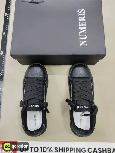 Mu black bottom black denim