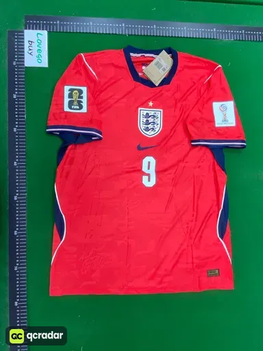 26 england away jersey + printed #9 star + armband