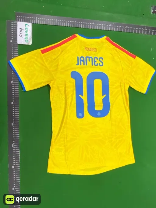 26 colombia home jersey + printed #10 star