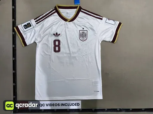 Spain away no. 8 + world cup armband
