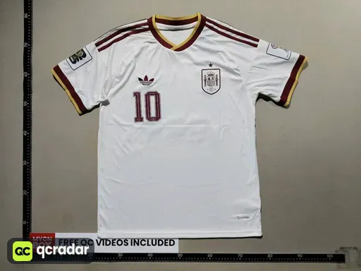 Spain away no. 10 + world cup armband