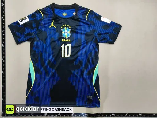 Brazil away no. 10 + world cup armband