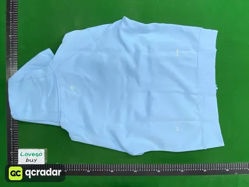 Blue background white label zipper sweatshirt [noct]