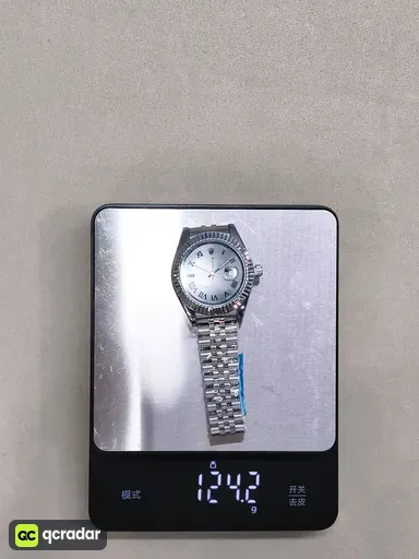 Log imitation mechanical roman silver gray