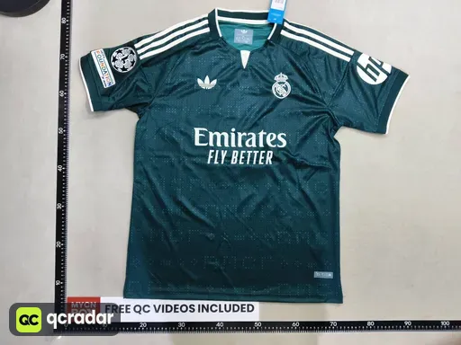 2627 real madrid away no. 10 + champions league armband