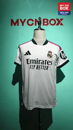 2627 real madrid home number 7 + champions league armband