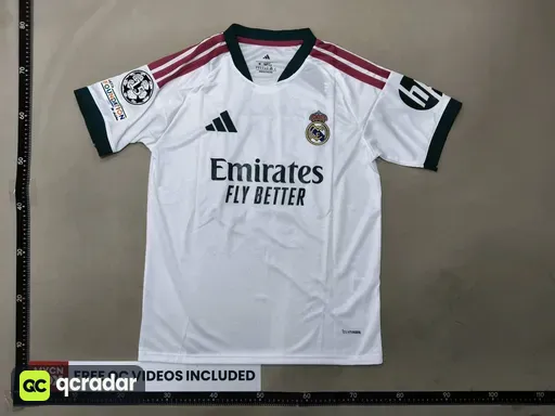 2627 real madrid home number 10 + champions league armband