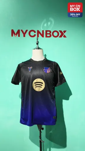 2627 barcelona away no. 11 + champions league armband