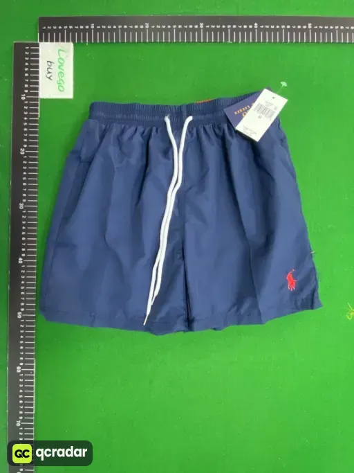 A5 dark blue red label