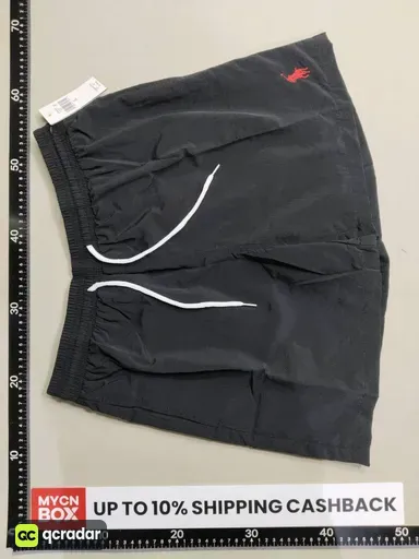 Black red label