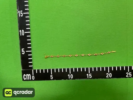 金色粉钻手链18cm