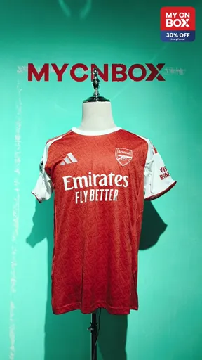 25-26 arsenal home no. 7 star plus champions league fair strip