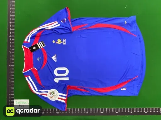 2006 france home jersey #10 with armband