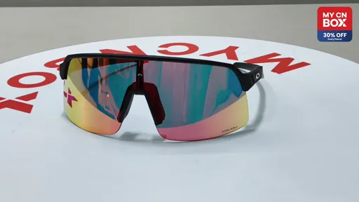 black frame silver red