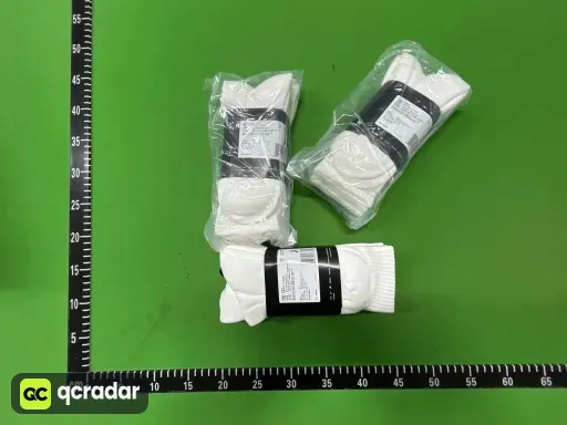 毛巾底长筒白色