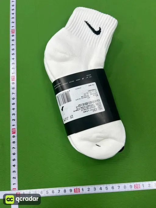 毛巾底中筒白色