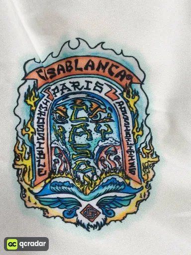 Q318 suit front and rear printing