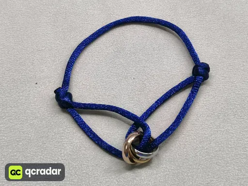 Dark blue rope + three-color accessories