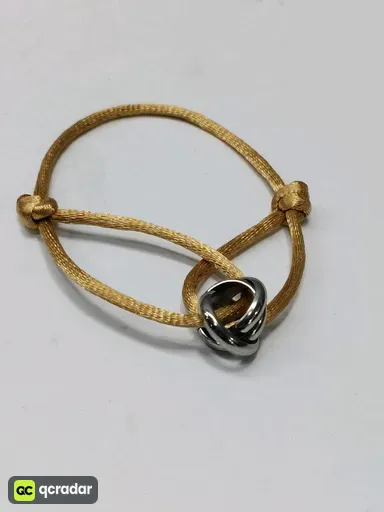 Khaki rope + steel accessories