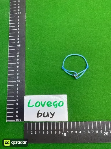 Light blue rope steel color accessories