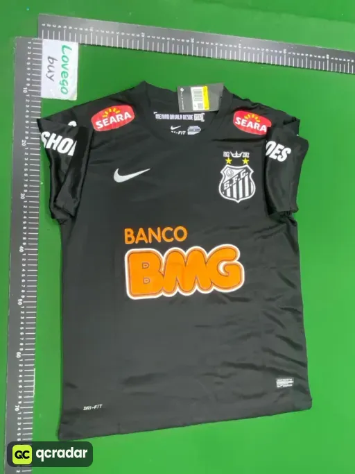 12-13 santos black and white number (no. 11)
