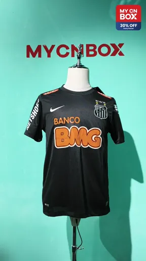 12-13 santos black and white number (no. 11)