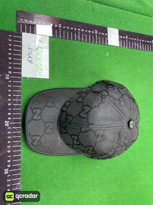 G printed baseball cap Black