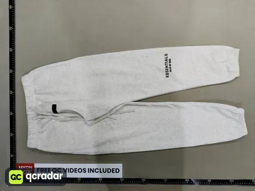 670 white gray pants