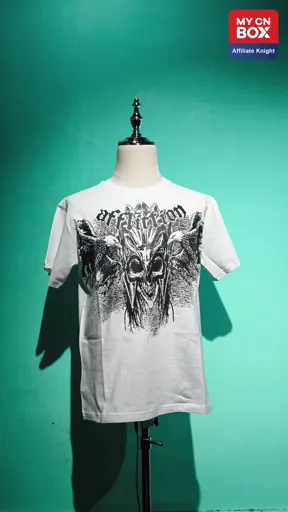 White cotton t-shirt