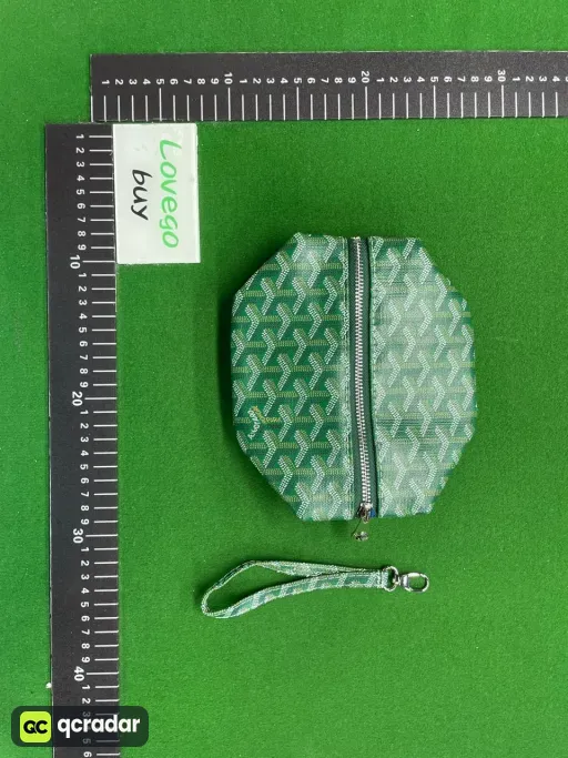 cosmetic bag green