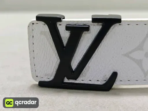 Pure white flower black buckle